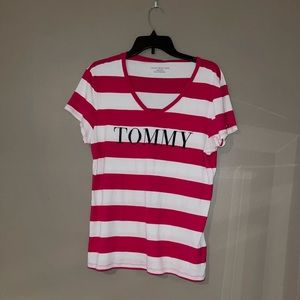 Pink & White Tommy Hilfiger Top